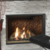 Marquis 47" Solace Gas Fireplace Clean View Face