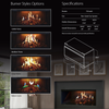  Uptown UE43 Holographic Fireplace