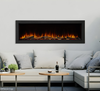 SimpliFire Forum 55" Outdoor Electric Fireplace with Standard Driftwood