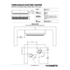 Twin Eagles Outdoor Infrared Electric Heater