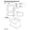 Twin Eagles - 24" Insulating Jacket for Power Burner