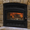 HearthStone WFP-75 Montgomery Wood Fireplace in Matte Black