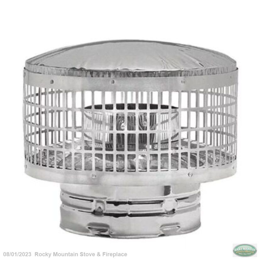 MetalFab Wood Burning Chimney - TempGuard Chimney Cap - Rocky Mountain ...