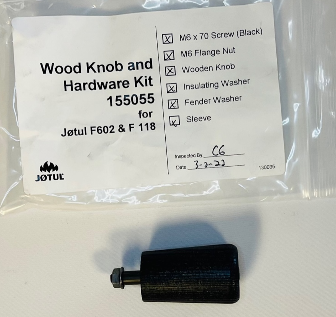 Jotul F602/F118 Wood Handle #155055