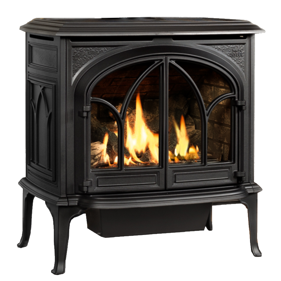 Jotul GF 500 DV Portland Gas Stove in Matte Black