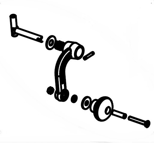 Jotul 155461 Black Front Door Handle Kit