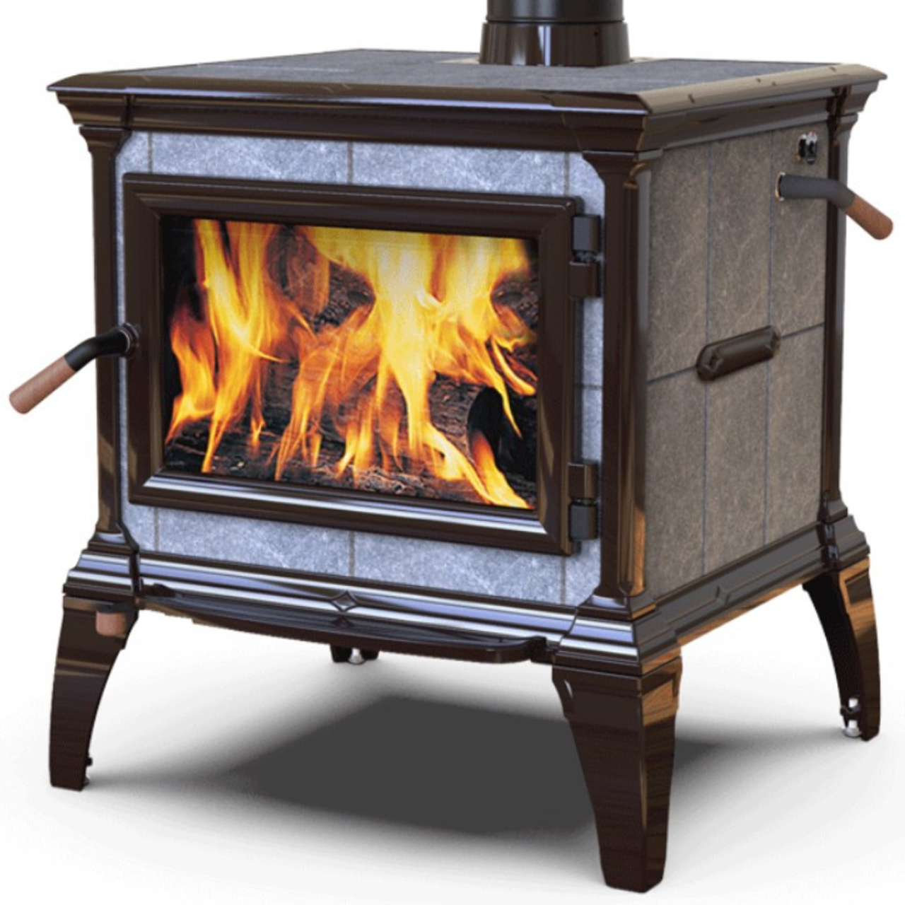 HearthStone Mansfield 8013 Wood Stove in Enamel Brown