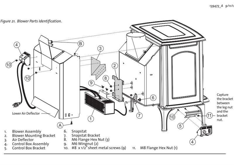 Jotul 156431 Blower Kit