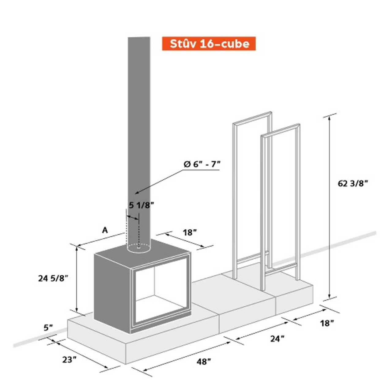 Stuv 16 Cube Wood Stove