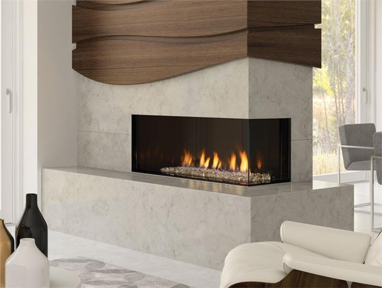 Chicago Corner 40 - City Series Gas Fireplace