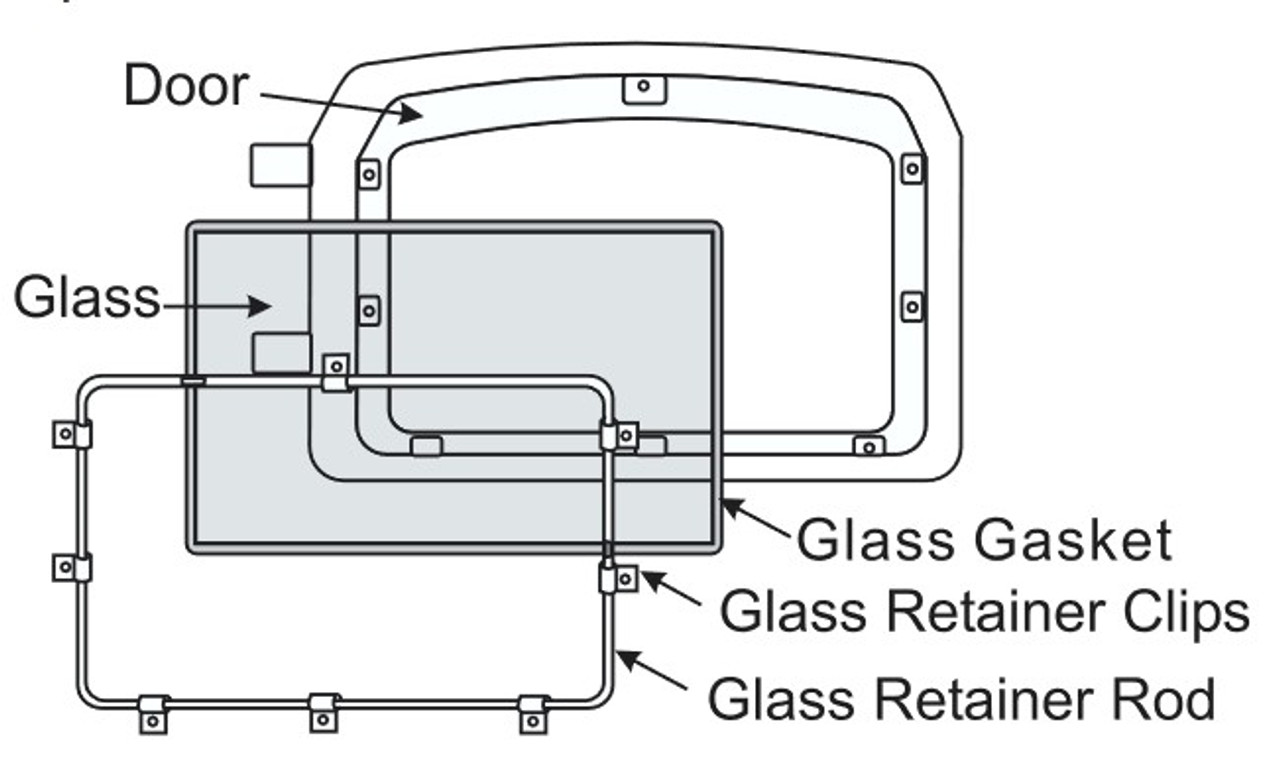 Regency Small Glass w/Gasket 846-302