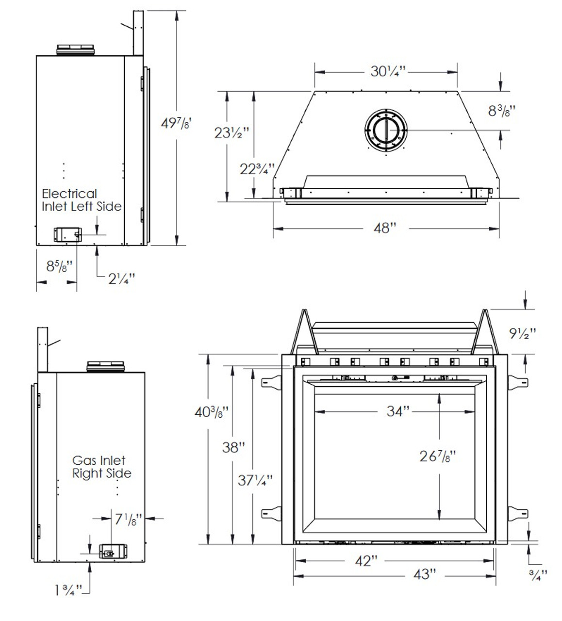 Enviro G42 Gas Fireplace