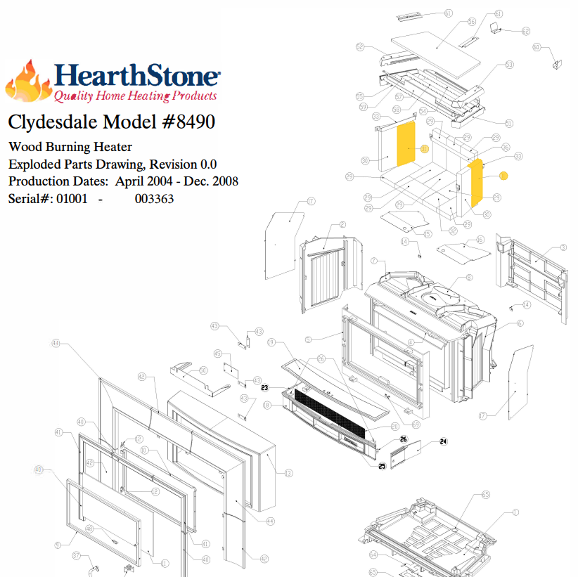 Hearthstone Clydesdale 1-0400-900 Side Brick