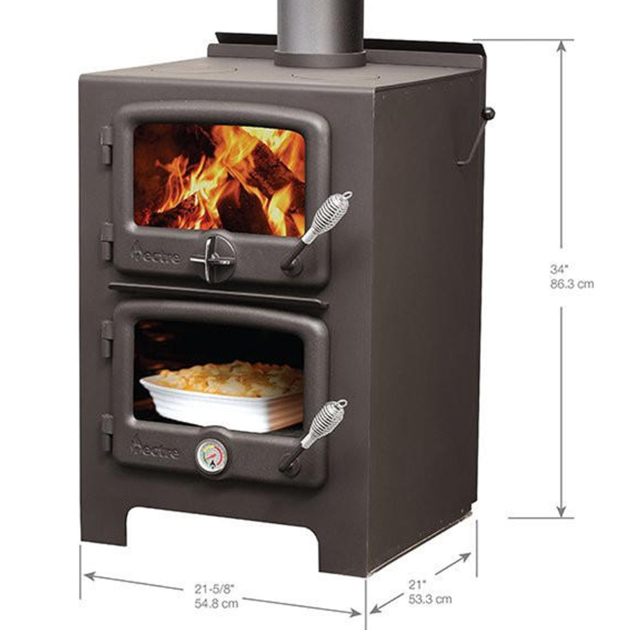 Wood Cookstove Cooking: Using a Stovetop Oven on a Wood Cookstove