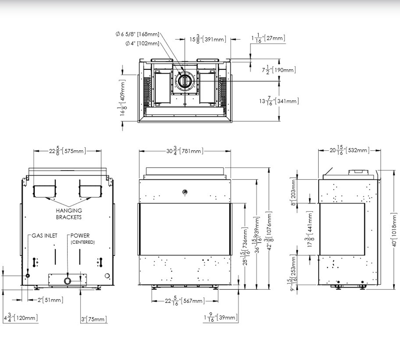 Urbana U30 Luxury Gas Fireplace