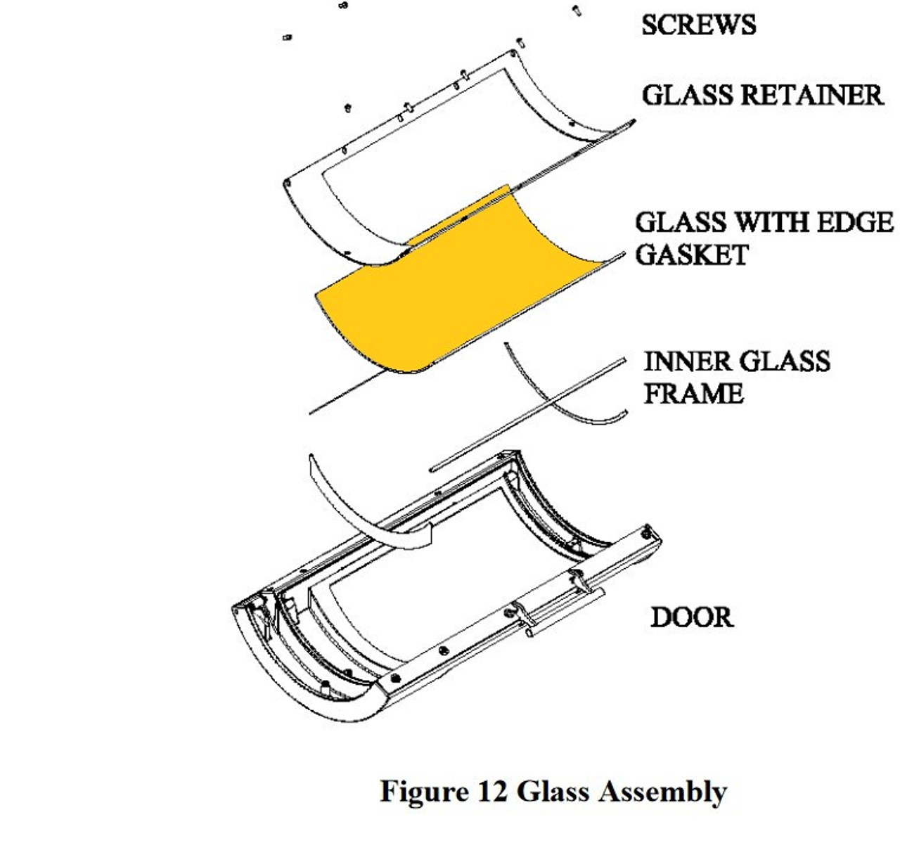 Hearthstone Bari Replacement Glass 