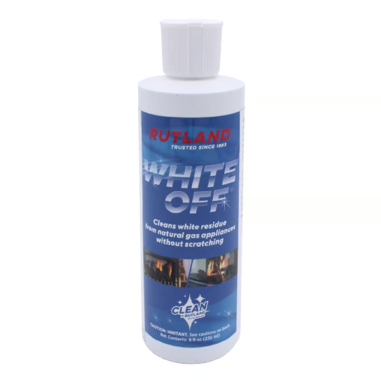 White Off Gas Fireplace Glass Cleaner 
