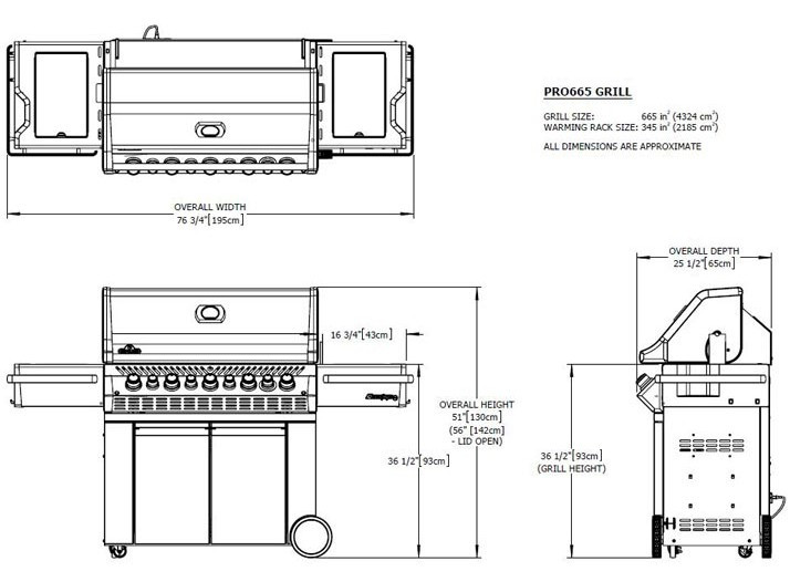 Napoleon Prestige PRO665 Series Gas Grill - Rocky Mountain Stove