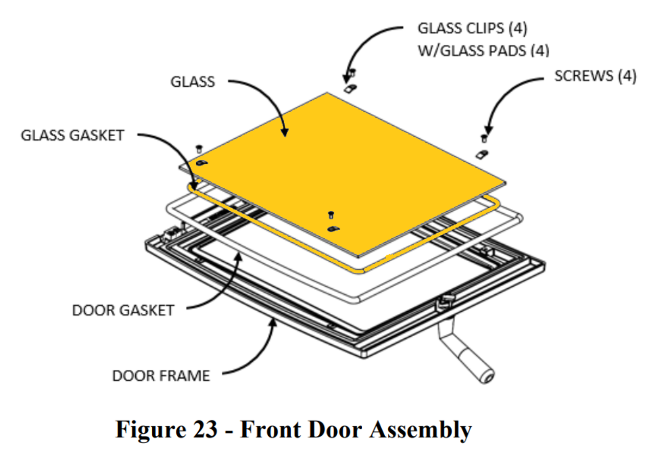 Hearthstone Shelburn 8382 Glass Kit (93-58725)