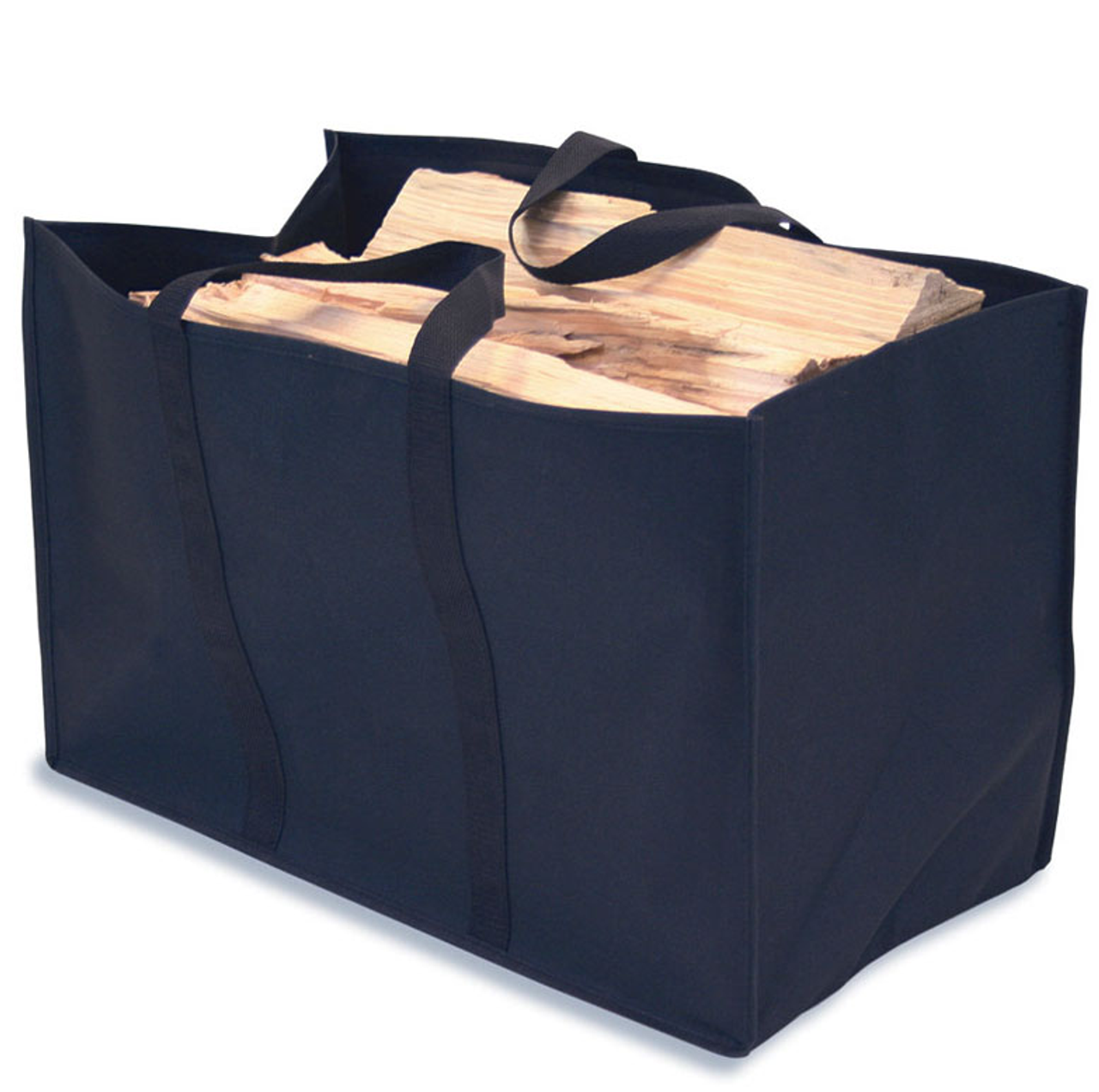 22" Black Canvas Firewood Bag 