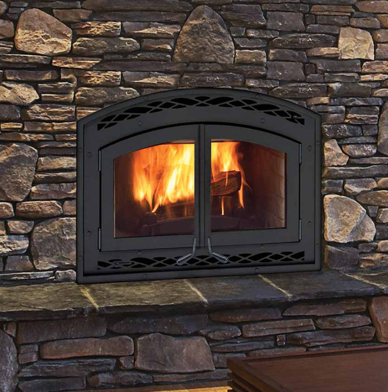 Astria Montecito Estate Wood Burning Fireplace
