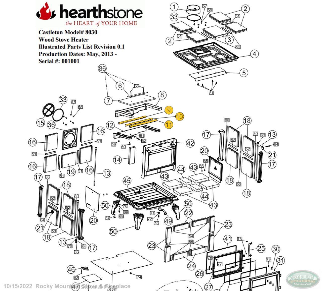 Hearthstone Castleton Air Tubes