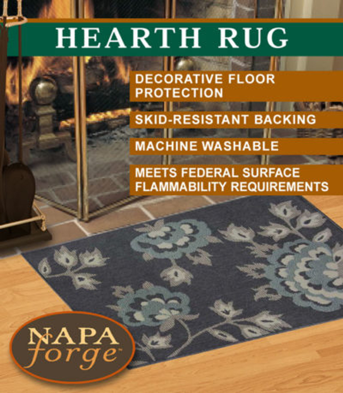 Brianna Large Hearth Rug