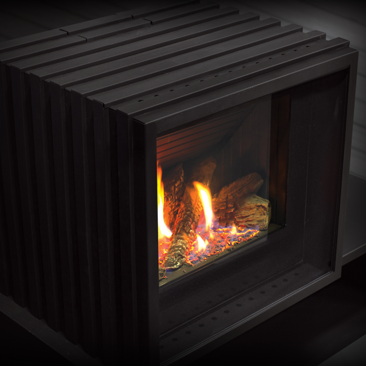 Enviro Cube Gas Burning Stove with Screen
