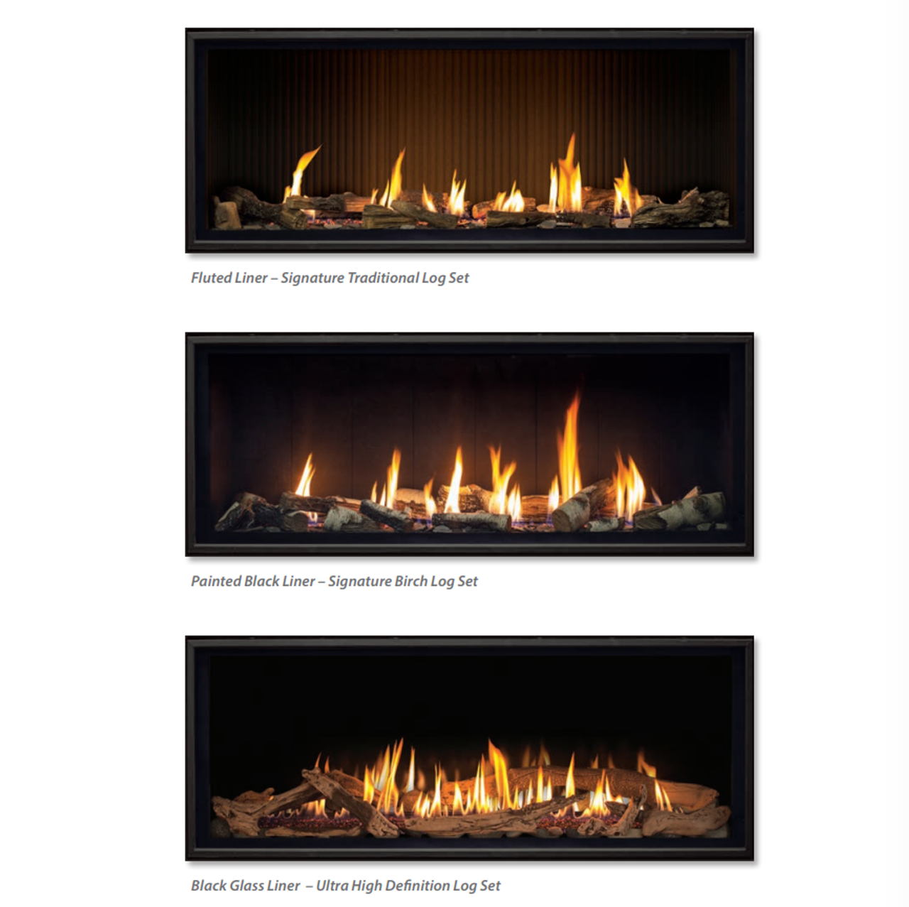 Enviro C60 Tall Linear Gas Fireplace Media