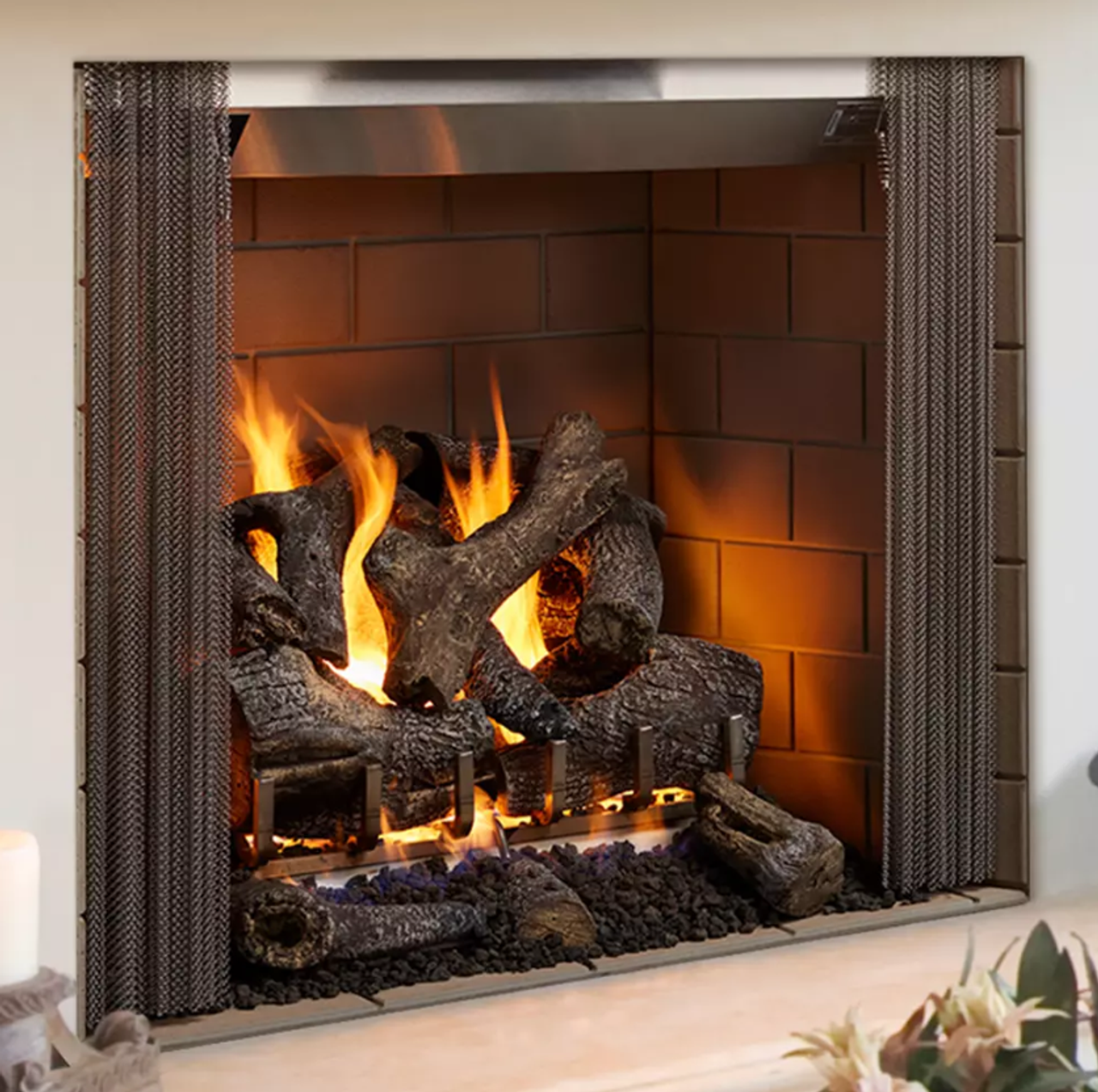 Castlewood 42" Outdoor Wood Burning Fireplace