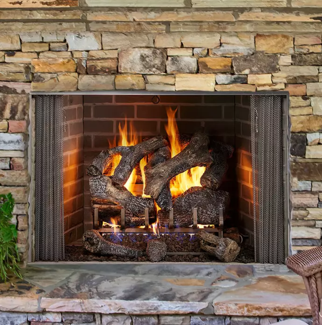 Cottagewood 42" Outdoor Wood Burning Fireplace