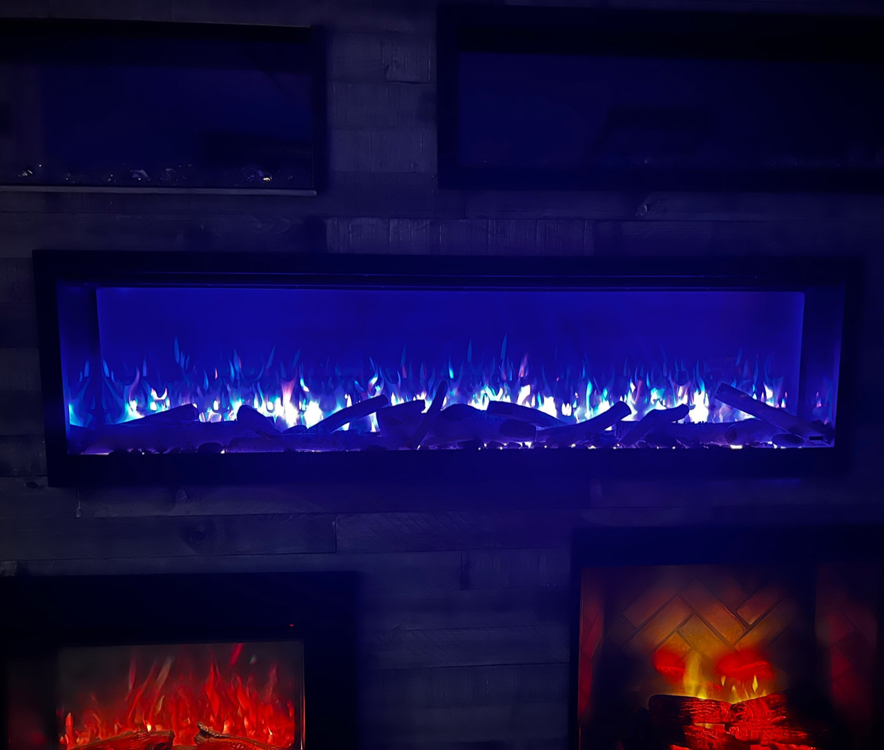Amantii Symmetry XT 74" Electric Fireplace
