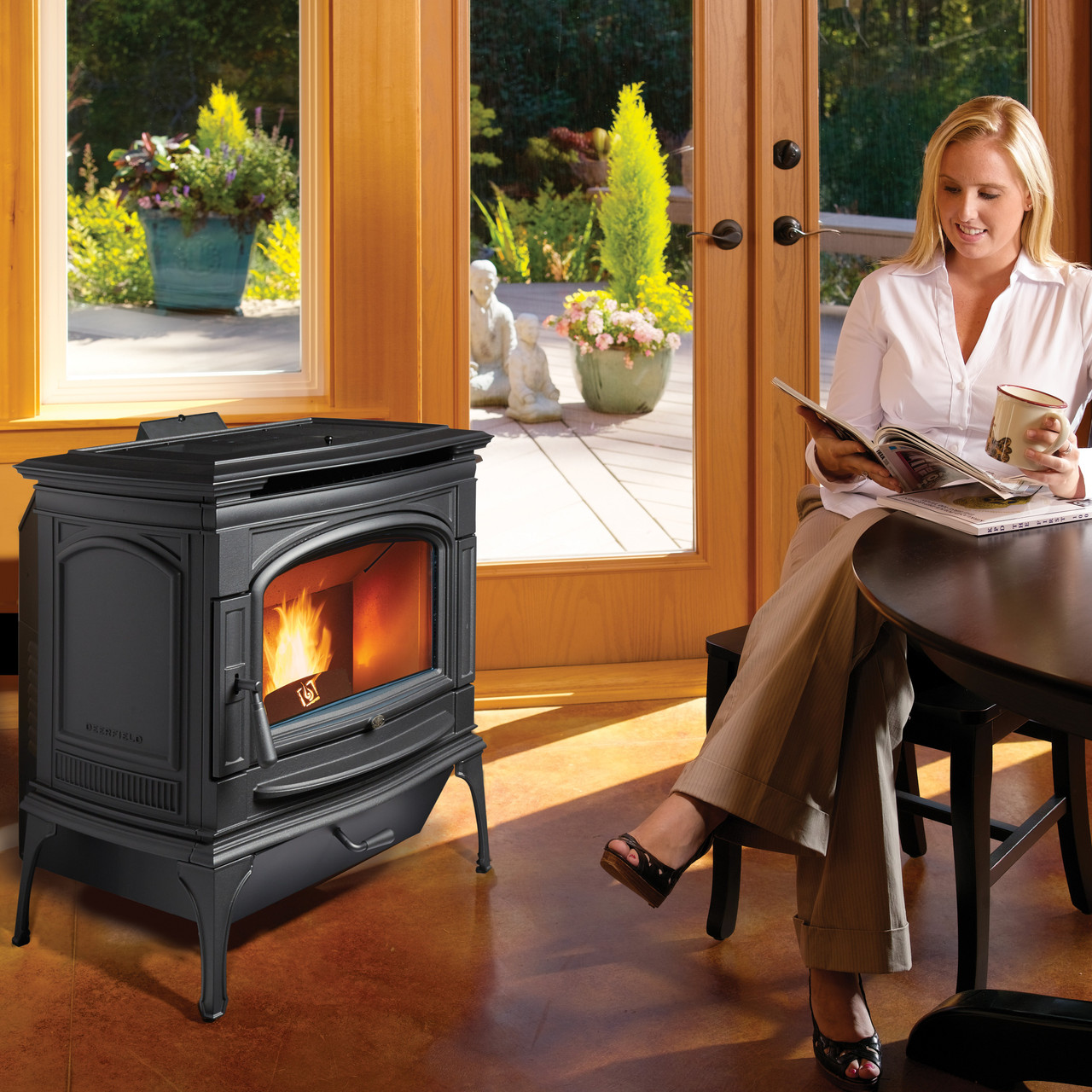 Lopi Deerfield II Freestanding Pellet Stove