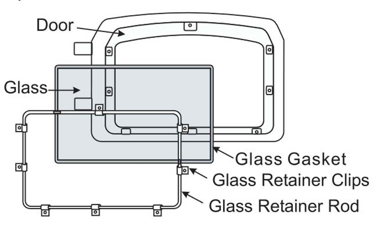 Regency Small Glass w/Gasket 846-306 