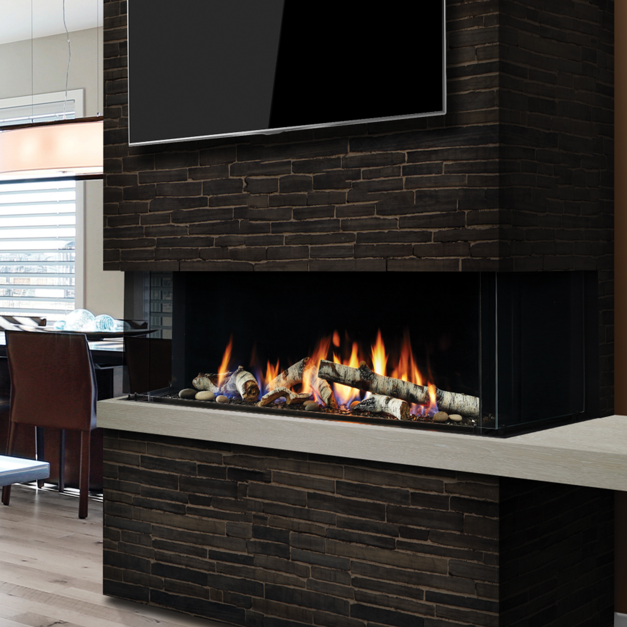Enclave 48 Bay - Gas Fireplace 