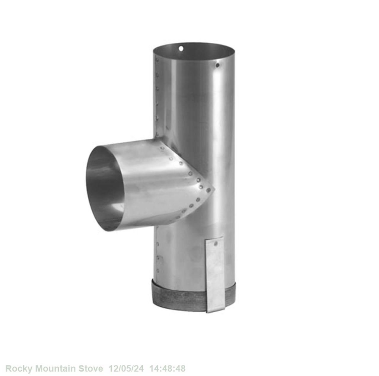3" to 4" Stainless Steel Pellet Tee