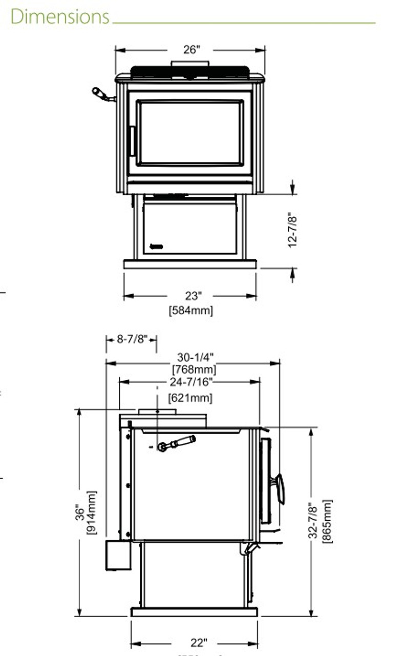 Regency F3500 Pro-Series Wood Stove