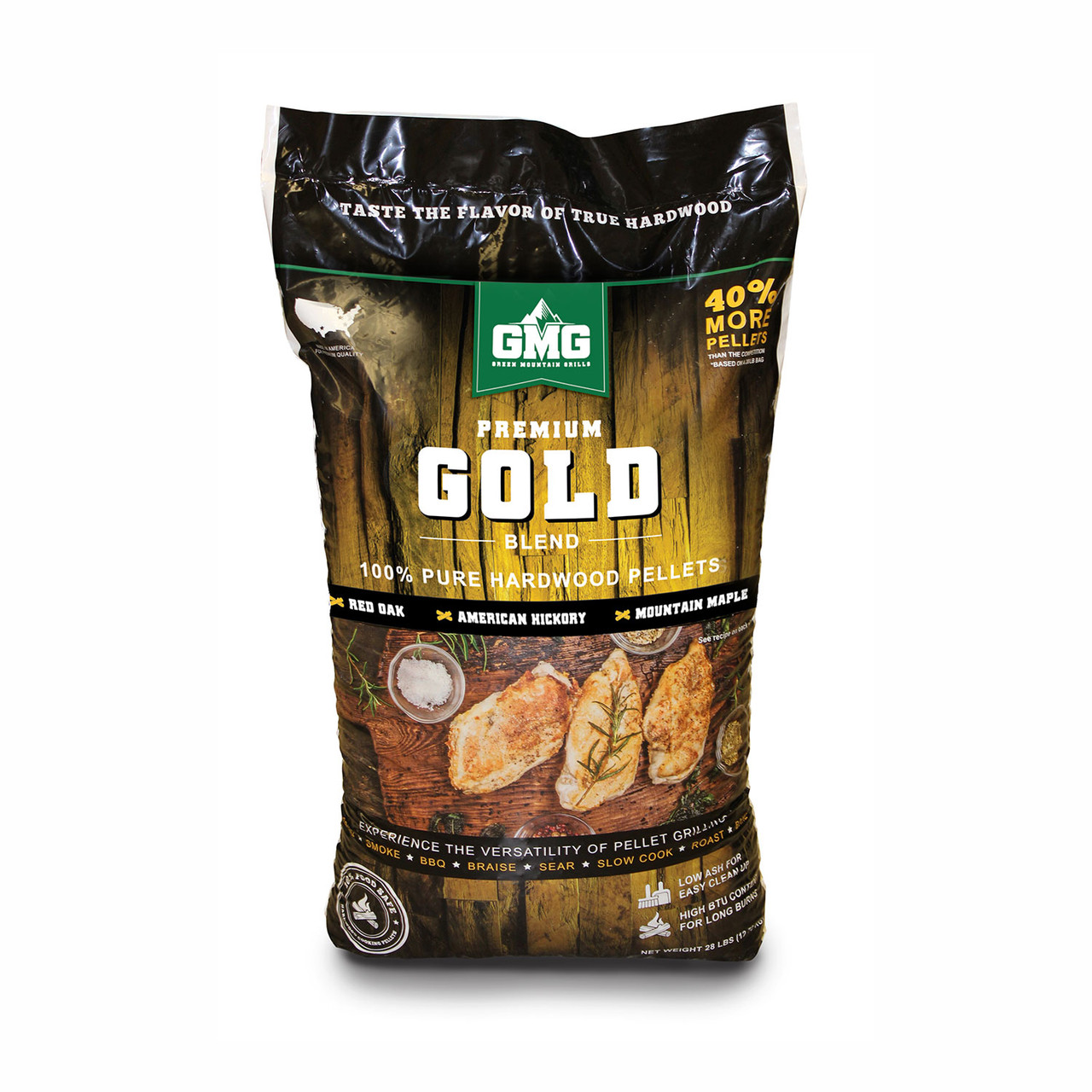 Green Mountain Grills - Premium Gold Blend Pellets 