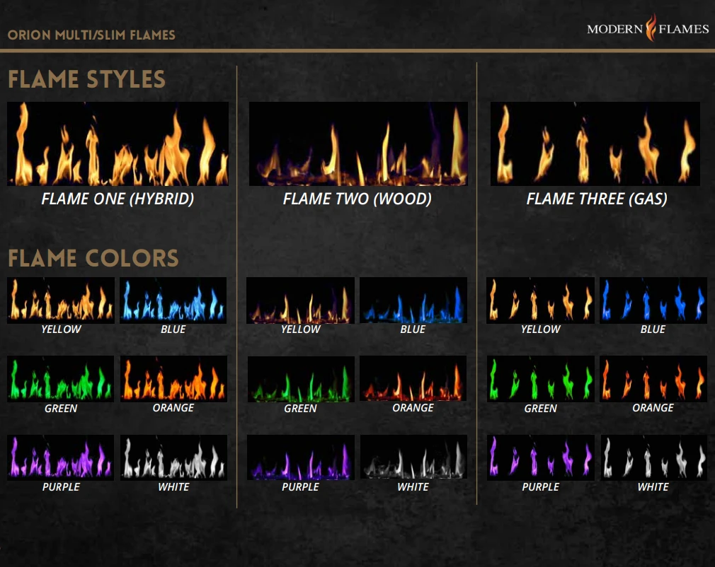 Modern Flames  Orion Multi Electric Fireplace