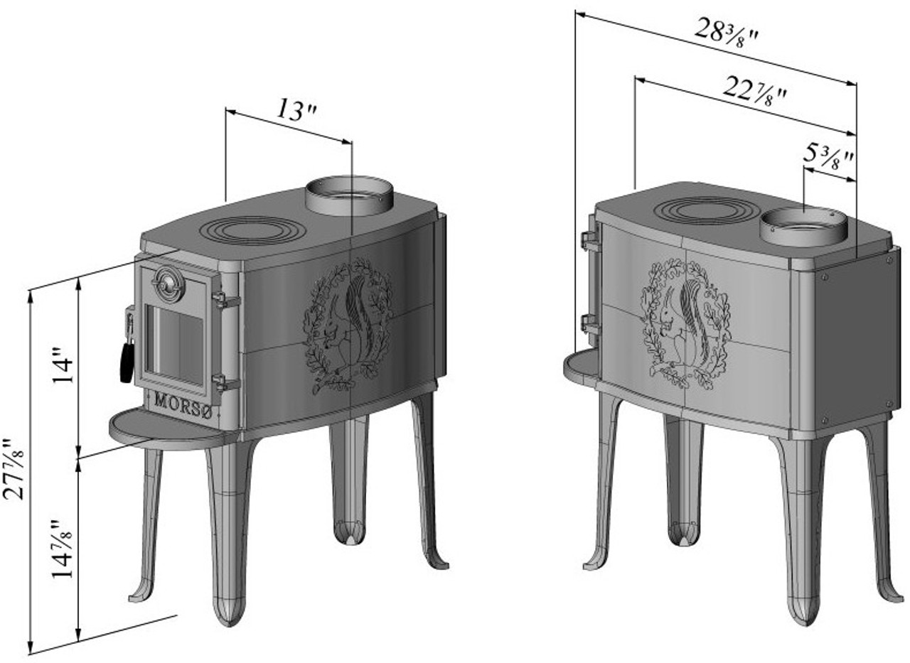 Morso 2B Standard Wood Stove