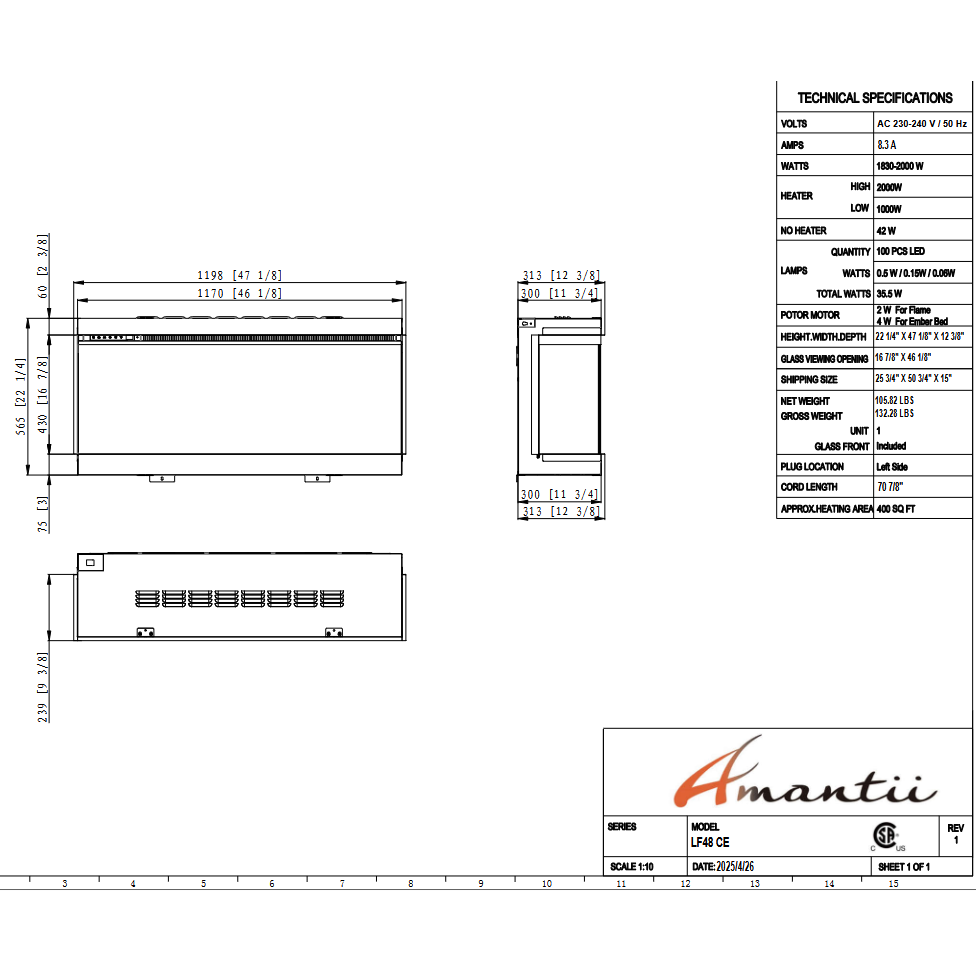 Amantii LumaForest LF48