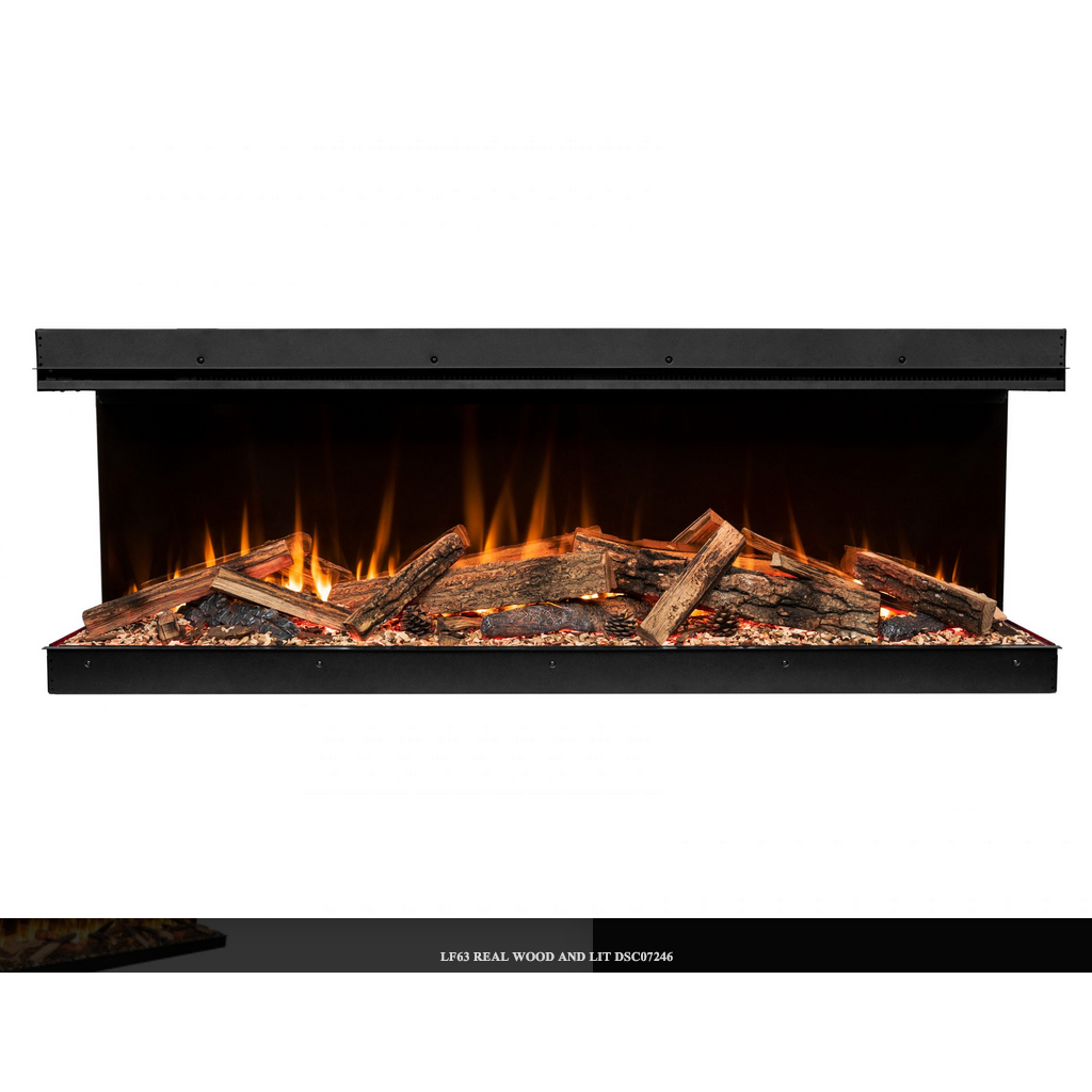 Amantii LumaForest Series Fireplaces w/ Optional RealWood Log Set