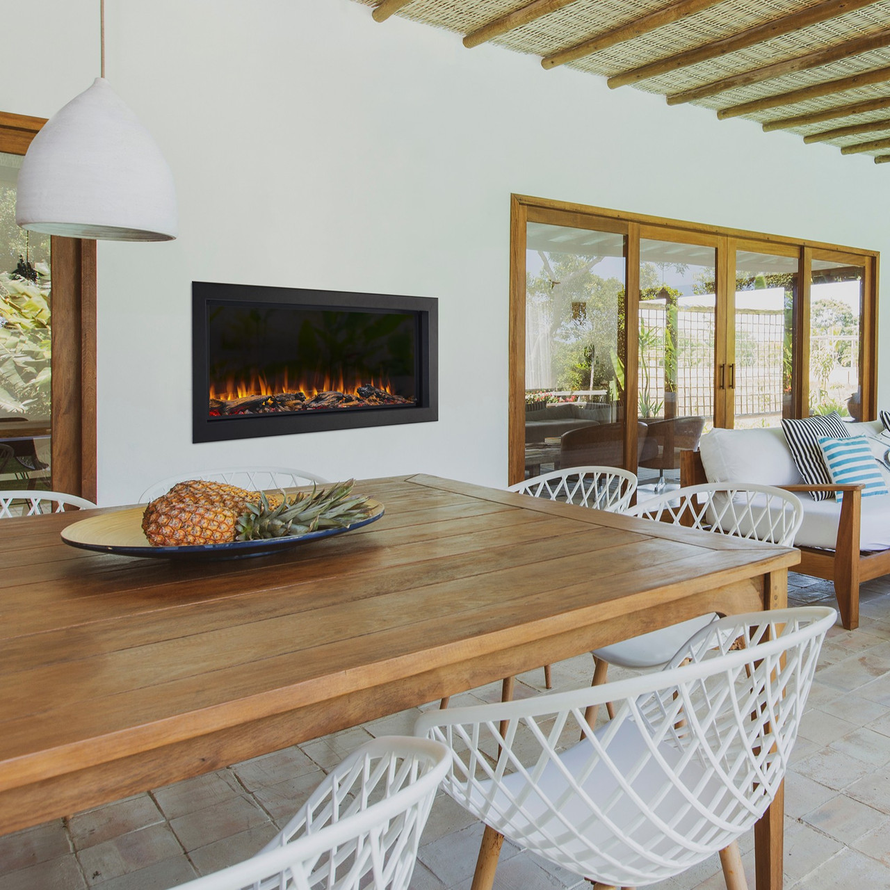 SimpliFire Forum 43" Outdoor Electric Fireplace