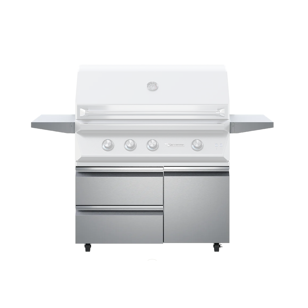 TEGB42SD-B    42” Gas Grill Cart with Shelves