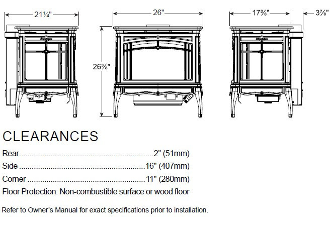 HearthStone Waitsfield DX Gas Stove