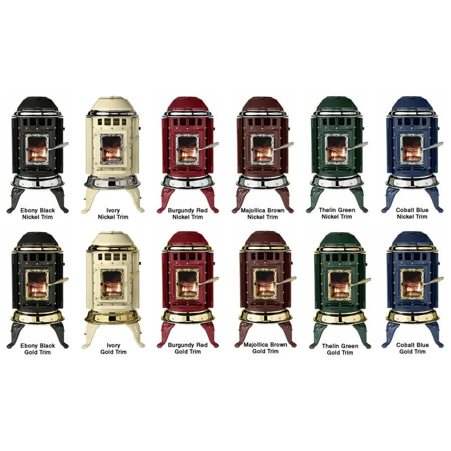 Gnome Direct Vent Gas Stove Enamel Finishes