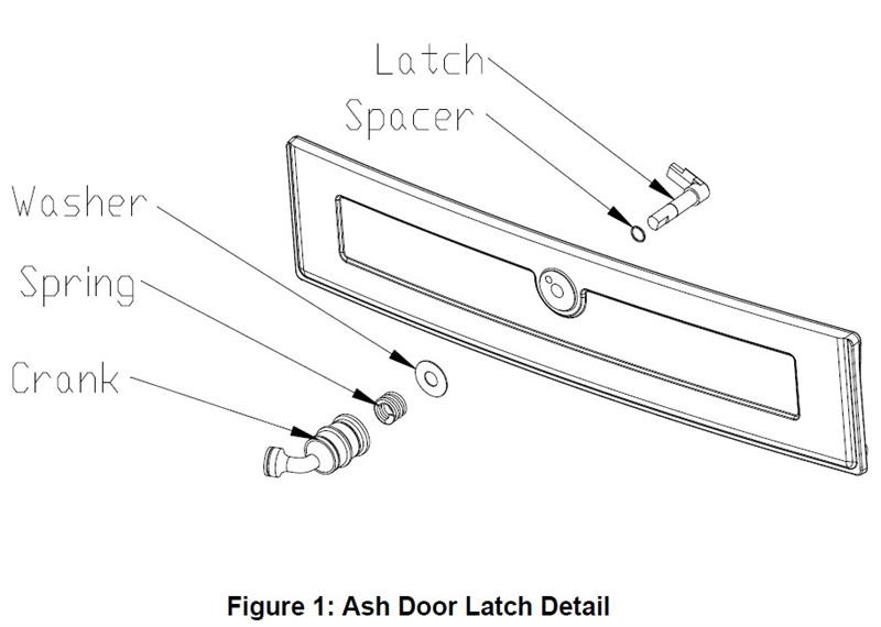 Bennington Ash Door Latch 93-73506