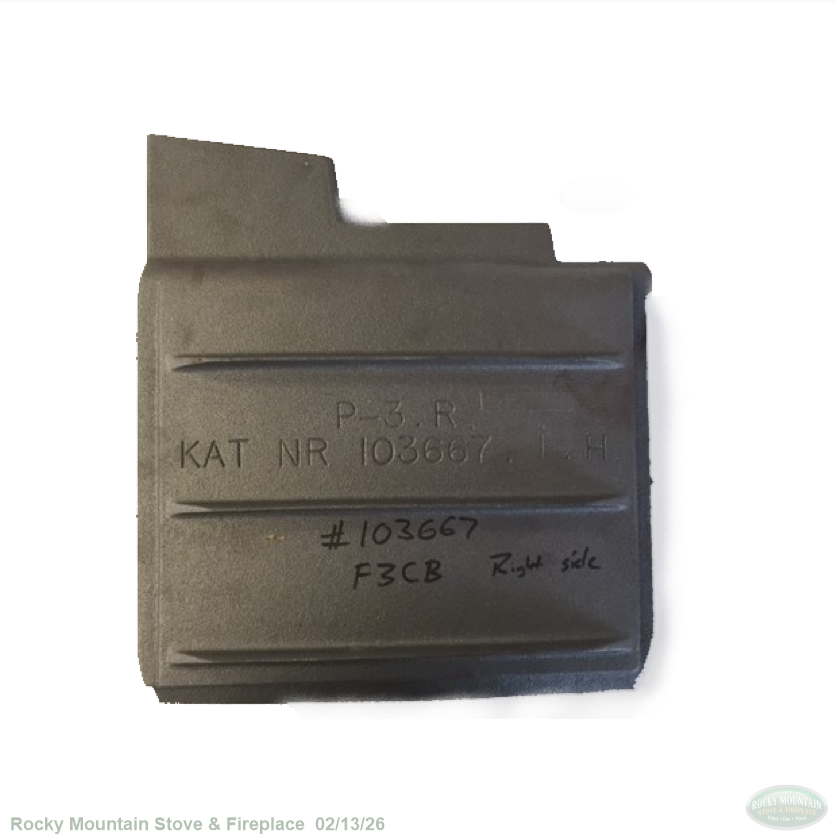 Jotul F3CB Right Side Burn Plate (103667)