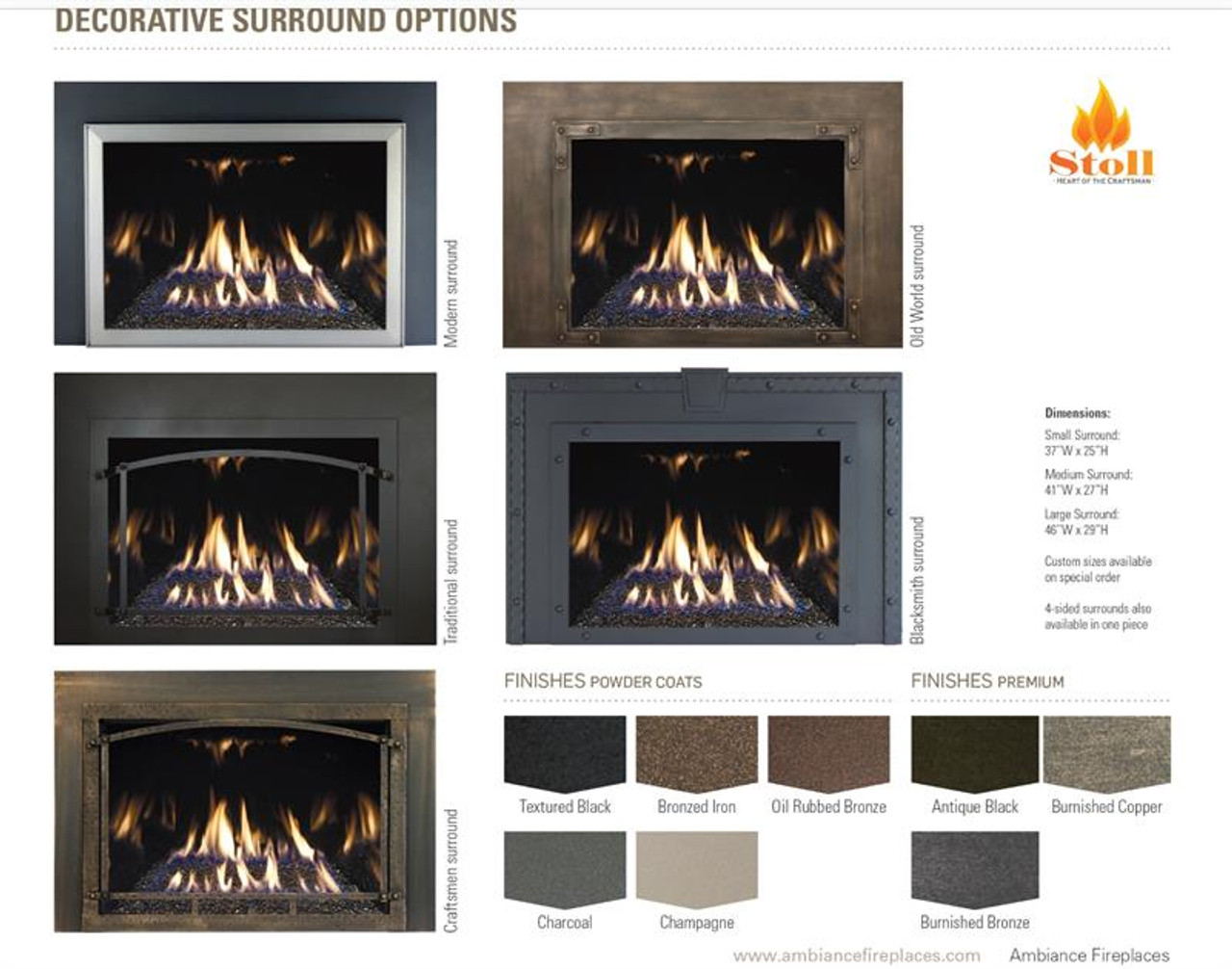 Inspiration 34 Large Gas Burning Insert