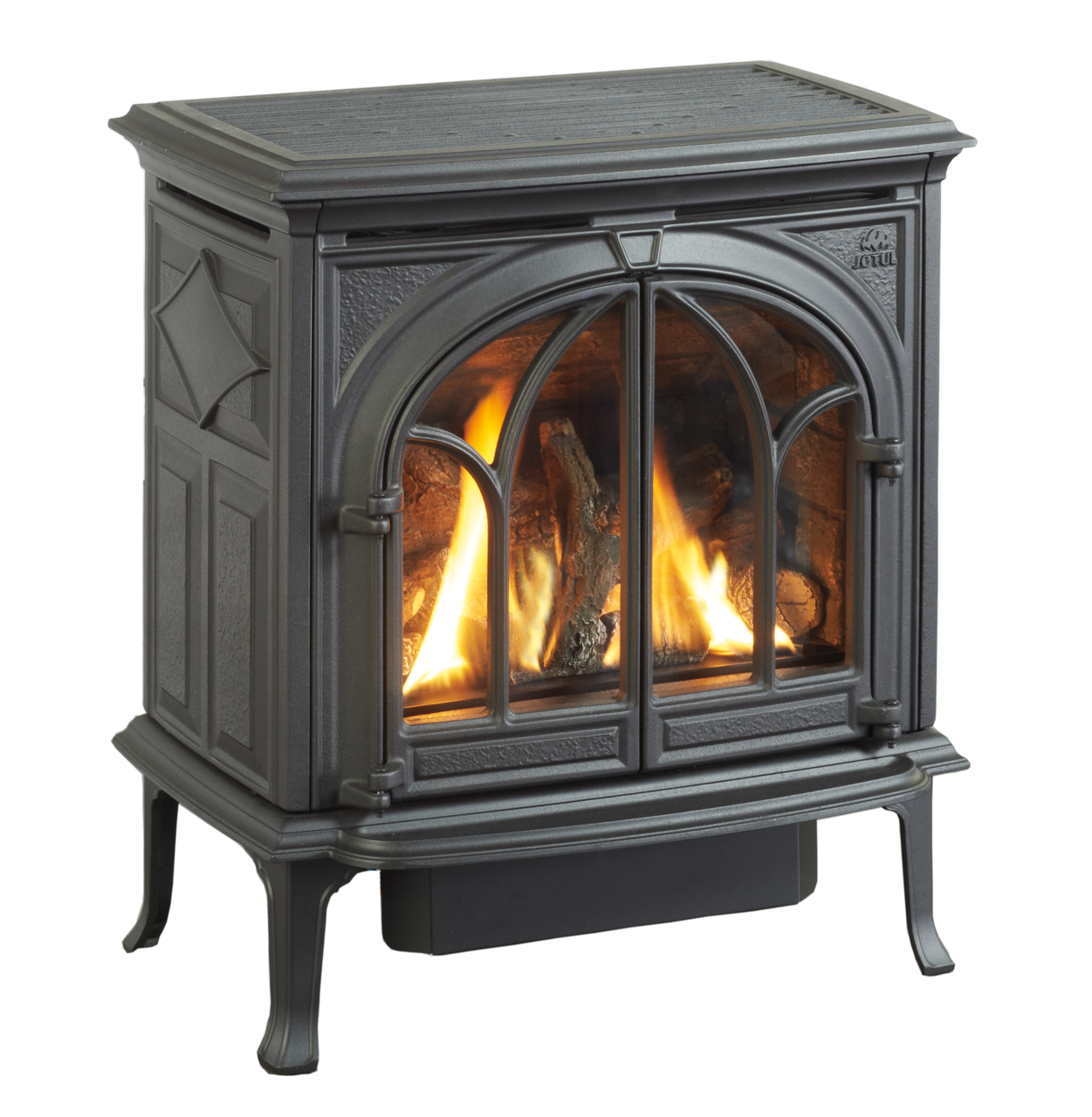 Jotul GF 200 DV II Lillehammer Gas Stove in Matte Black